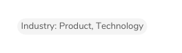 Industry Product Technology